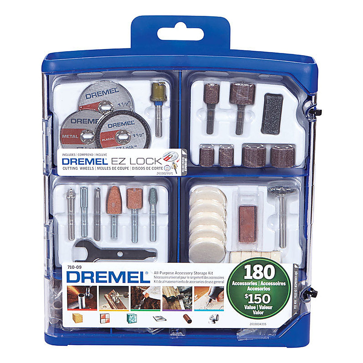 Dremel - 710-09 - Metal Rotary Accessory Kit 160 Pack