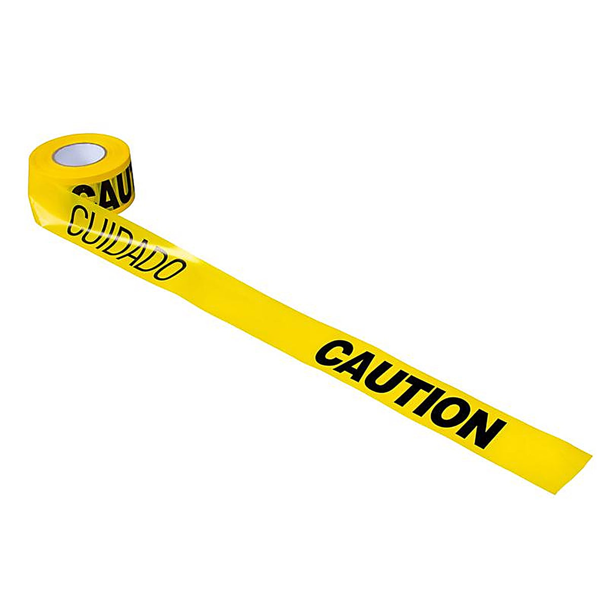 C.H. Hanson - 16002 - 1000 Ft. L X 3 In. W Plastic Caution Cuidado Bilingual Barricade Tape Yellow