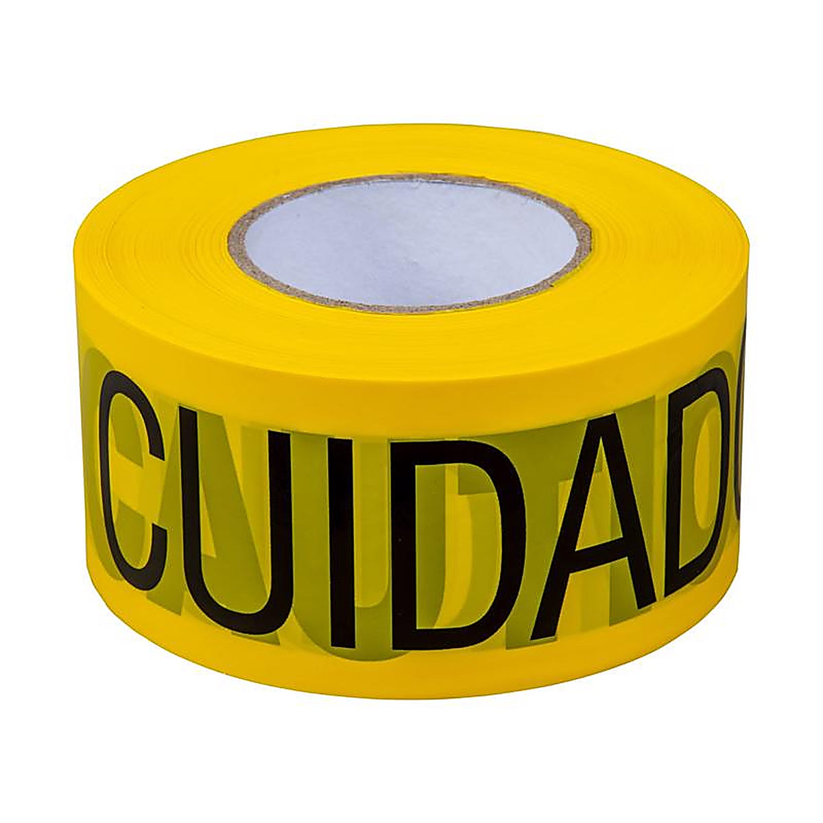 C.H. Hanson - 16002 - 1000 Ft. L X 3 In. W Plastic Caution Cuidado Bilingual Barricade Tape Yellow