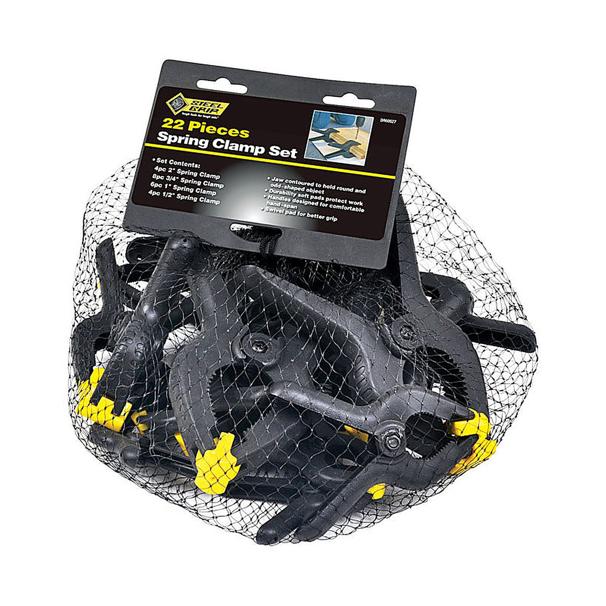 Steel Grip DR60527 Spring Clamp Set 22/Pack