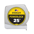 Stanley 33-425 PowerLock 25 ft. L x 1 in. W Tape Measure 1/Pack