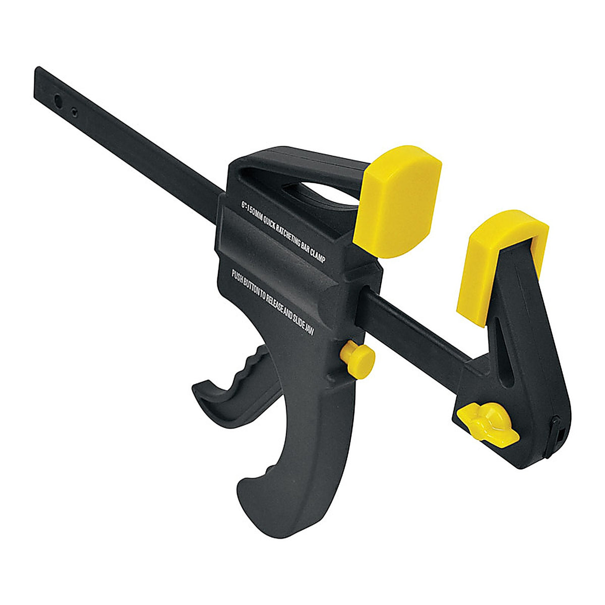 Steel Grip DR60650 6 in. x 1-1/2 in. D Bar Clamp 40 lb.