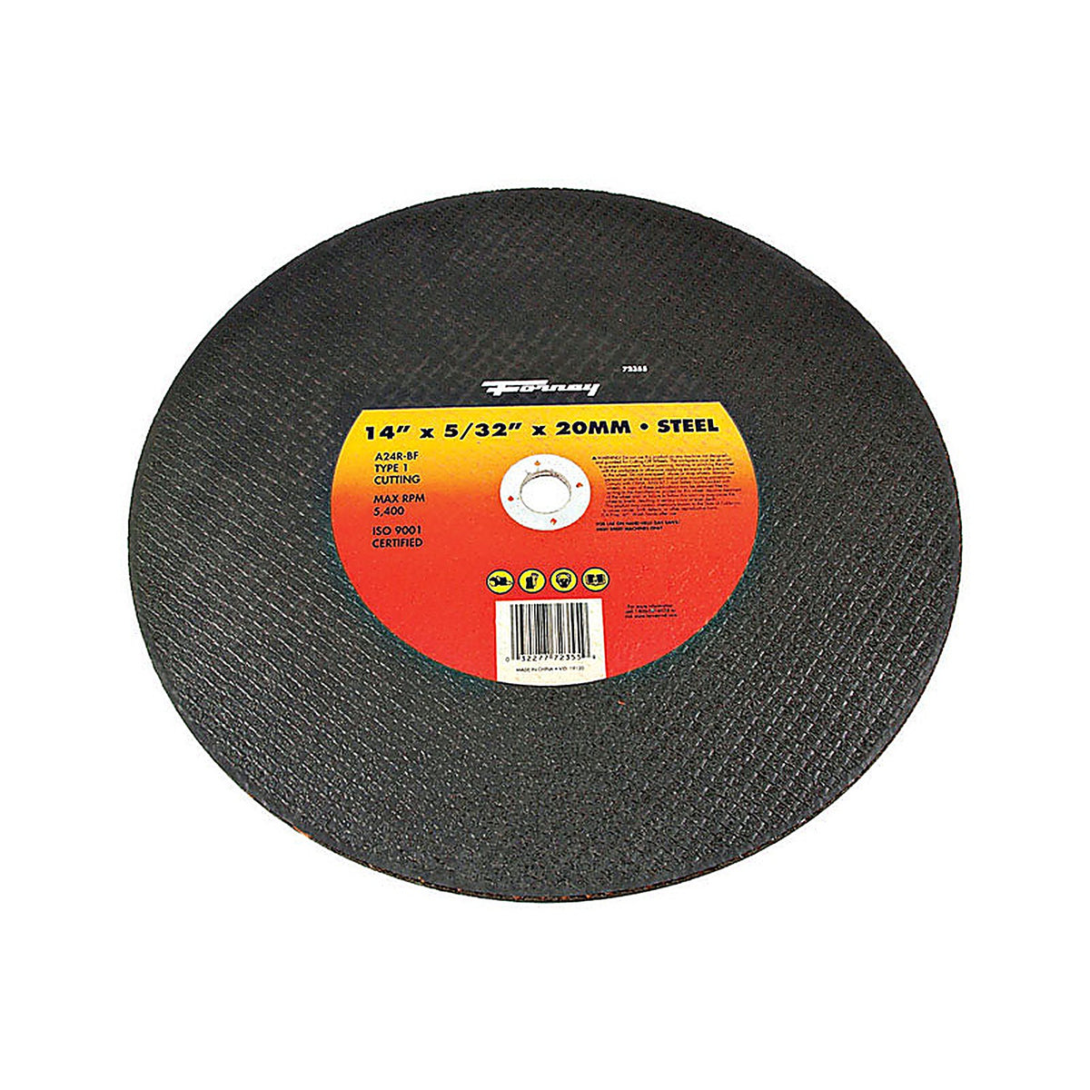 Forney 72355 14 in. D X 20 mm S Aluminum Oxide Metal Cutting Wheel 1 pc