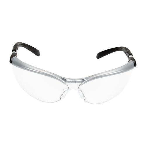 3M 11380-00000-20 BX Anti-Fog Safety Glasses Clear Lens Black/Silver Frame 1/pc.