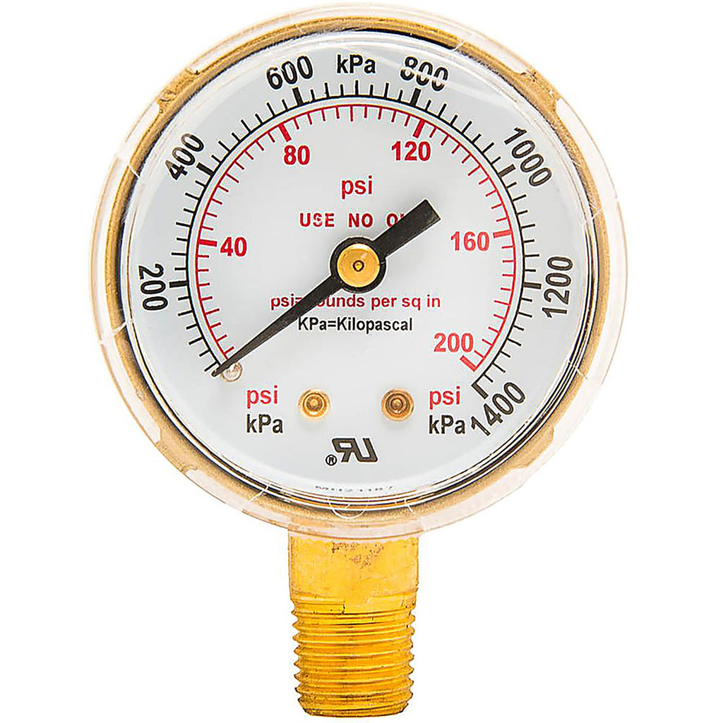 Forney 87729 2 in. W Low Pressure Regulator Gauge 1 pc