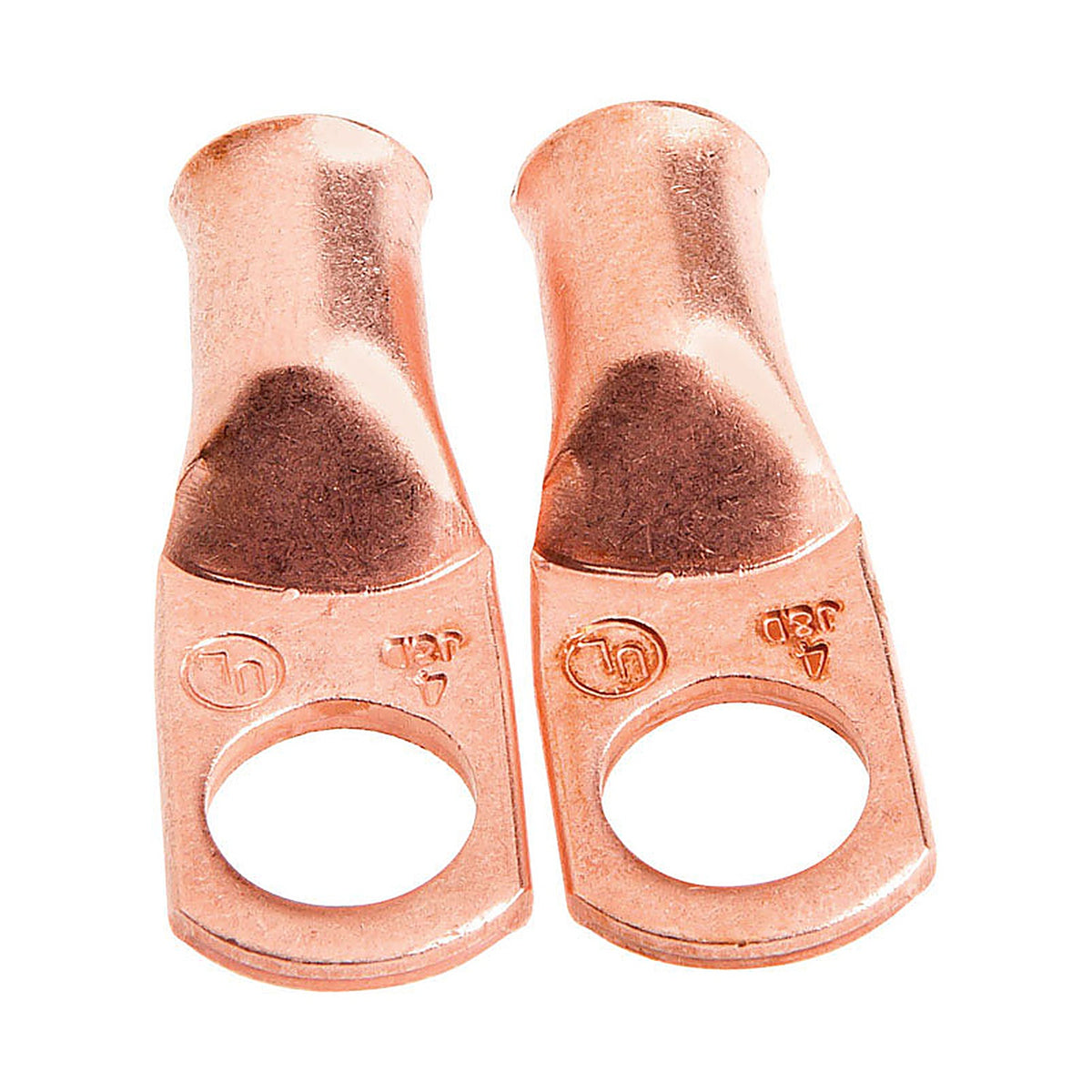 Forney 60093 #4 Welding Cable Lug Copper 2 pc