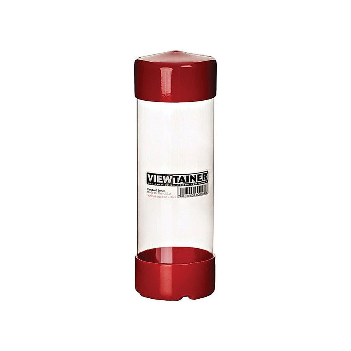 Viewtainer - CC27508 - 3 In. W X 8 In. H Slit Top Container Plastic Red