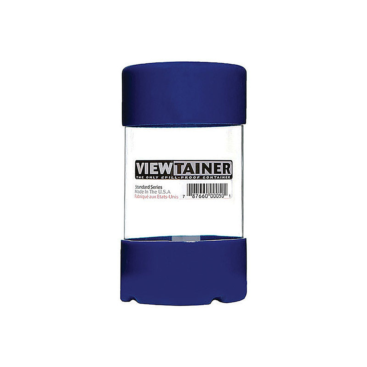 Viewtainer - CC27505 - 3 In. W X 5 In. H Slit Top Container Plastic Blue