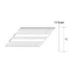 Grip-Rite GRDA21GLM 2 in. 15 Ga. Angled Strip DA-Style Finish Nails 34 deg. Smooth Shank 1000/Pack