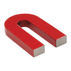 Master Magnetics 7225 2.375 in. Alnico Horseshoe Magnet 3 lb. pull 5.5 MGOe Red 1/pc.