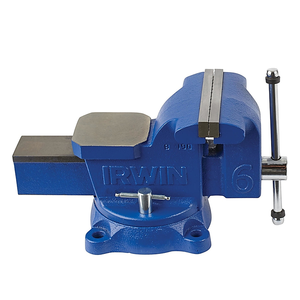 Irwin 226304ZR 4 in. Steel Workshop Bench Vise Swivel Base