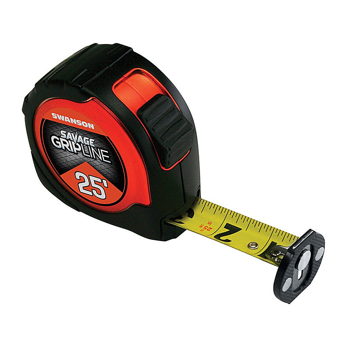 Swanson - SVGL25M1 - Savage Grip Line 25 Ft. L X 1-1/16 In. W Gipline Tape Measure 1 Pack