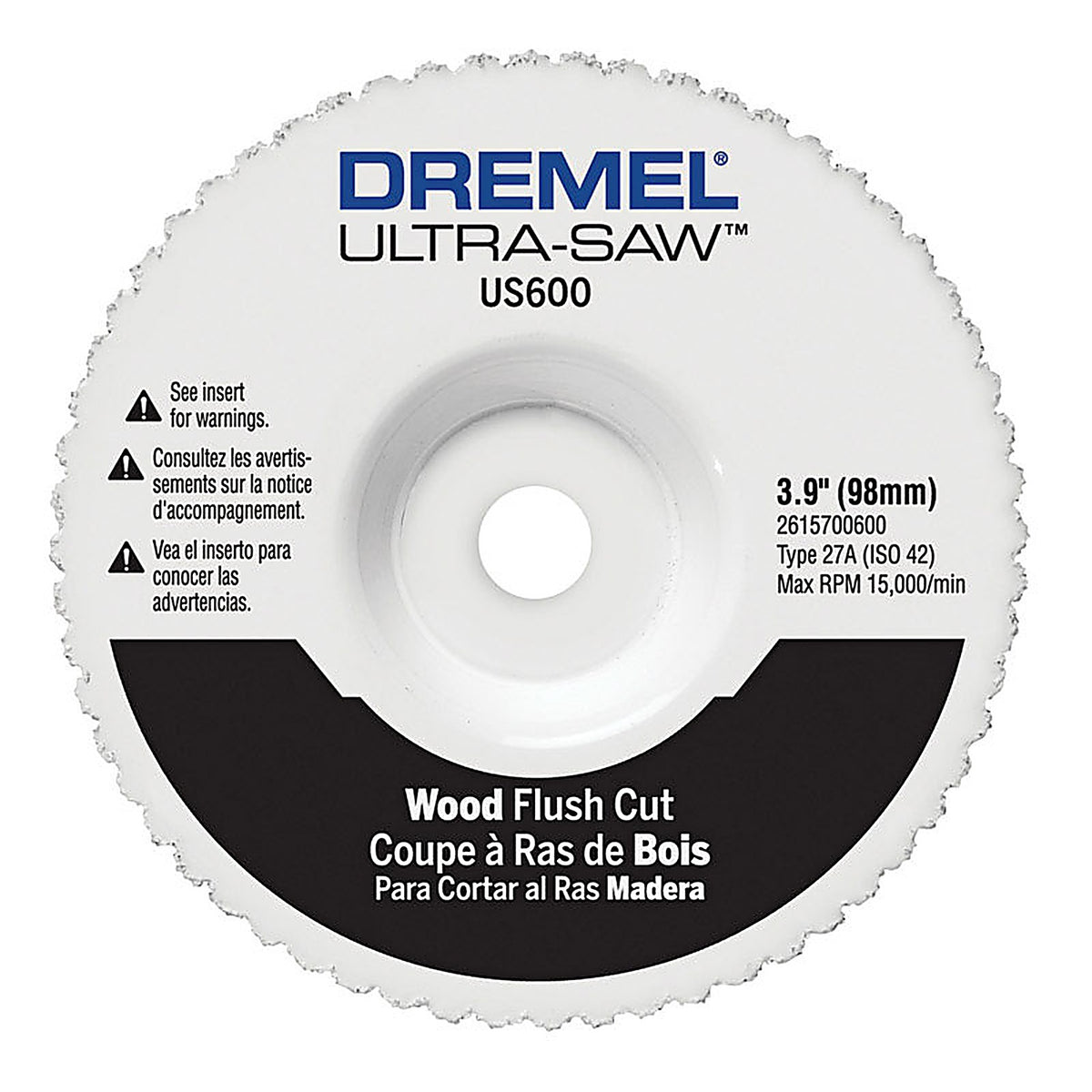 Dremel - US600-01 - Ultra-Saw 3-7/8 In. Carbide Cutting Wheel 1 Pack