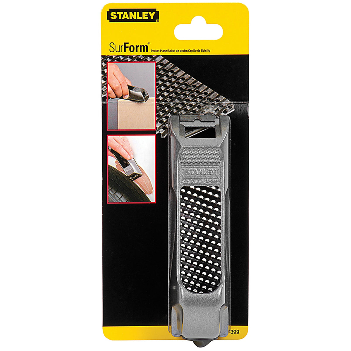 Stanley 21-399 Surform 6 in. L x 3.8 in. W Pocket Plane Die Cast Alloy Gray