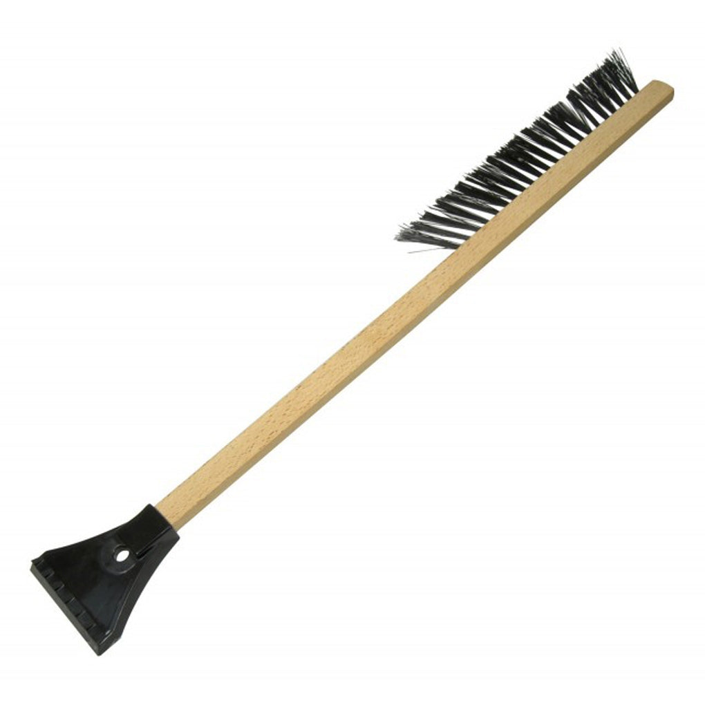 Hopkins 2424FB 24in. Wood-Hand Snowbrush/Scraper