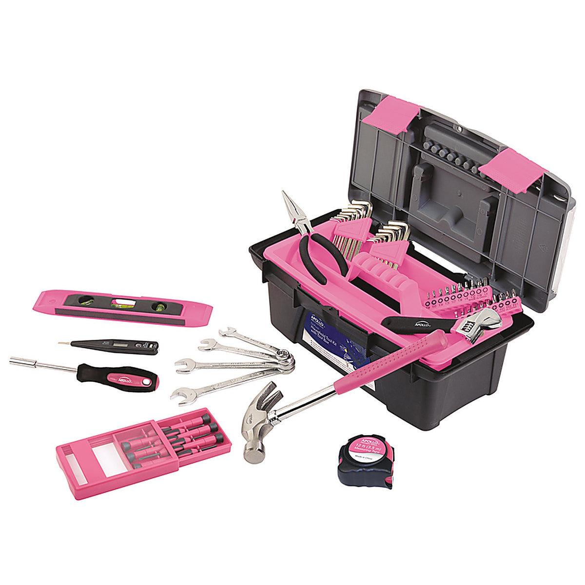 Apollo DT9773P Tool Set Pink 53/pc.