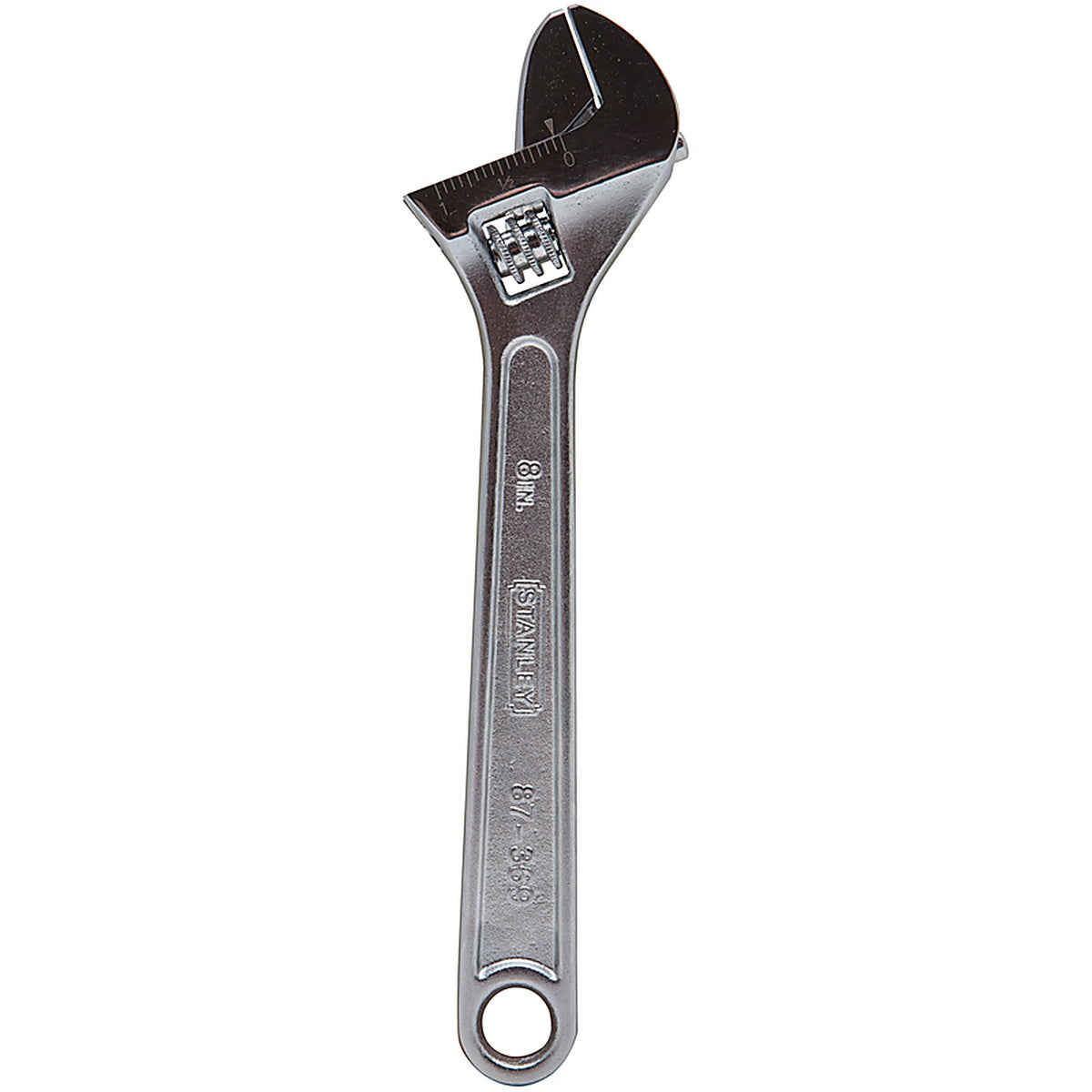Stanley 87-369 8 in. L Metric and SAE Adjustable Wrench 1/pc.