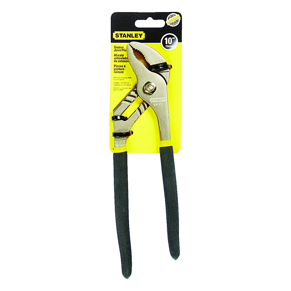 Stanley 84-110 10 in. Steel Tongue and Groove Pliers