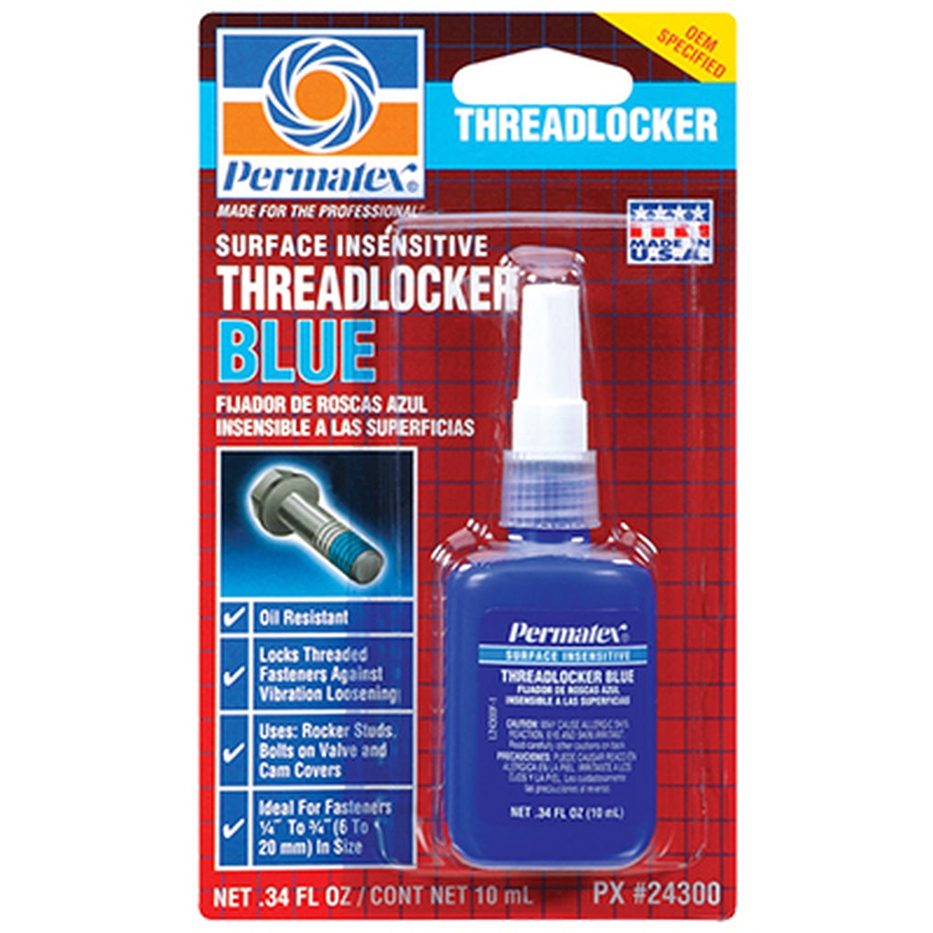 Permatex 24300 Surface Insensitive Threadlocker BLUE