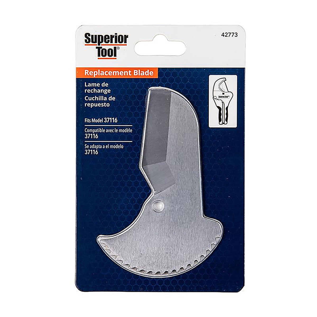 Superior Tool - 42773 - Replacement Cutter Blade Silver 1 Piece