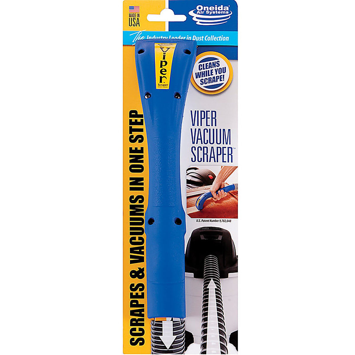 Oneida Air Systems - AXS001160B - Viper Scraper 11 In. L X 2.5 In. W X 1-1/2 In. D Wet/Dry Vac Scraper Attachment 1
