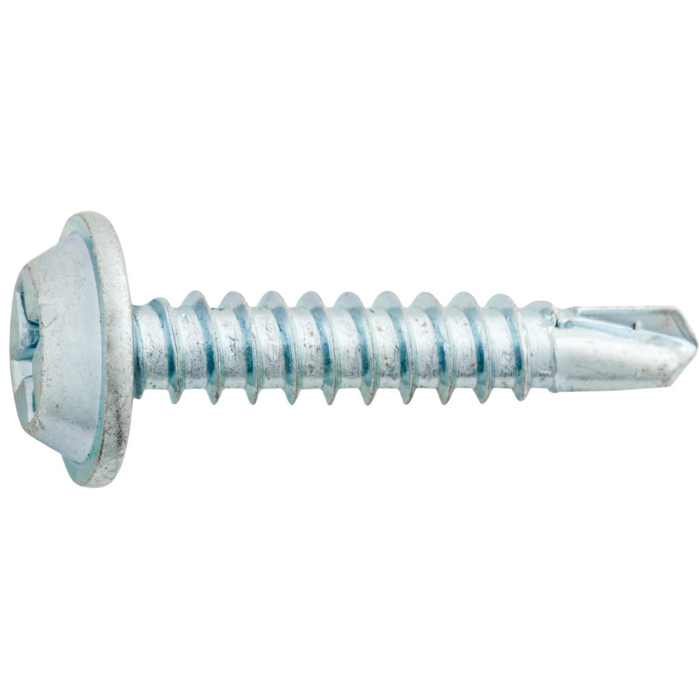 Auveco 24486 #8 X 7/8in. Phillips Rd Washer Head Teks Tapping Screw Zinc