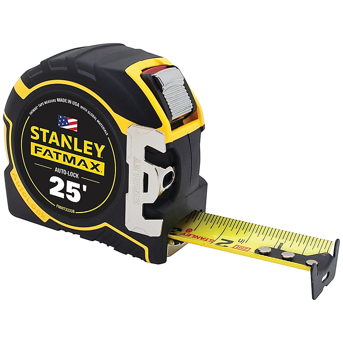 Stanley FMHT33338L Fatmax 25 ft. L X 1.25 in. W Auto Lock Tape Measure 1 pk