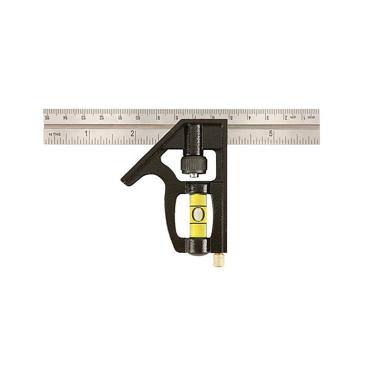 Johnson 406EM 6 in. L X 3-1/2 in. H Stainless Steel Combination Square