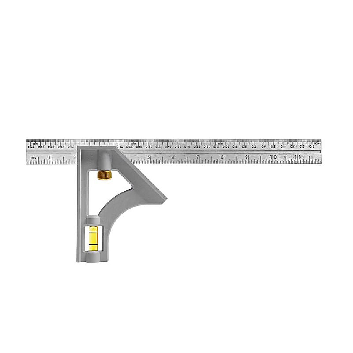 Johnson 415 12 in. L X 4-7/8 in. H Steel Combination Square