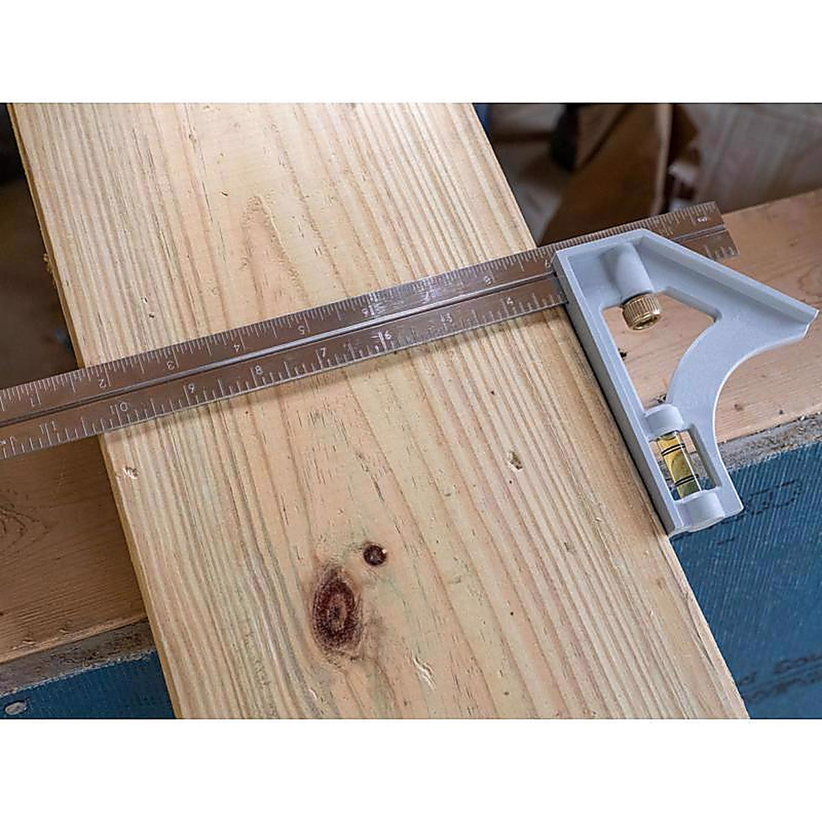 Johnson 415 12 in. L X 4-7/8 in. H Steel Combination Square