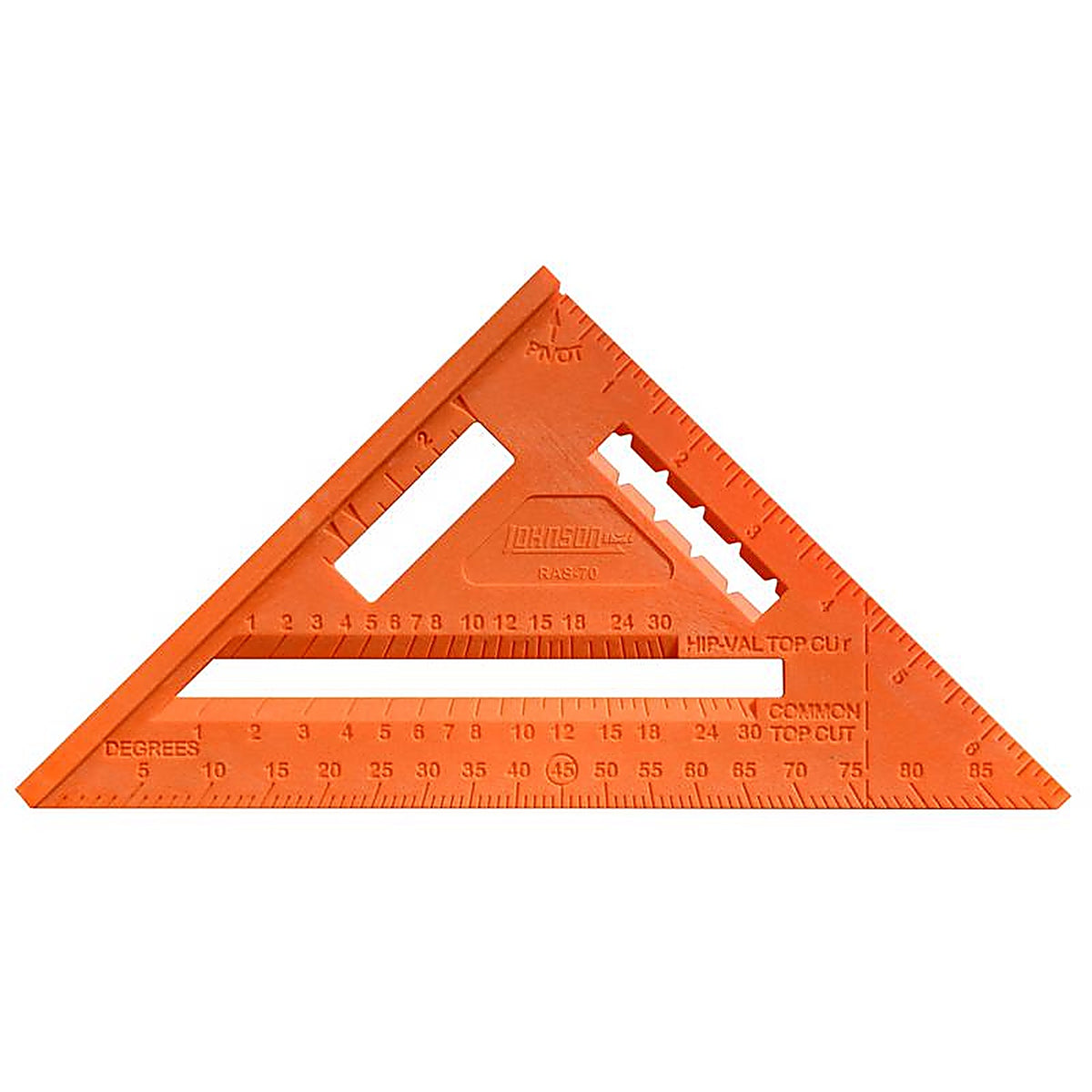 Johnson RAS-70B-ORAN 7 in. L X 10 in. H Polystyrene Rafter Square
