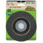 Gator 9716 4-1/2 in. Dia. x 7/8 in. Zirconia Aluminum Oxide Flap Disc 60 Grit 1/Pack