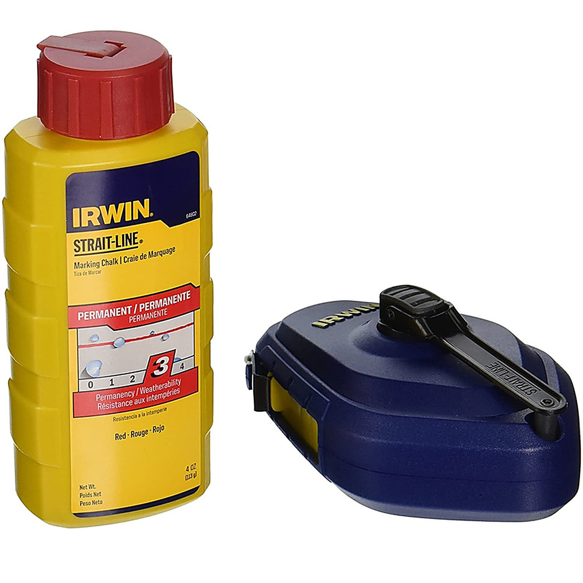 Irwin 1932885 Strait-Line Chalk and Reel Set 100 ft.