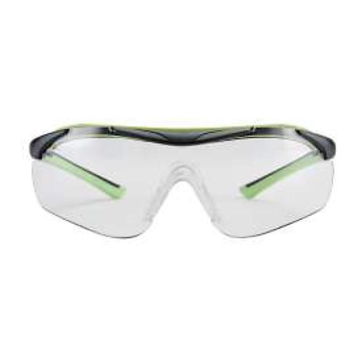 3M 47100H1-DC Anti-Fog Safety Glasses Clear Lens Black/Green Frame 1 pc