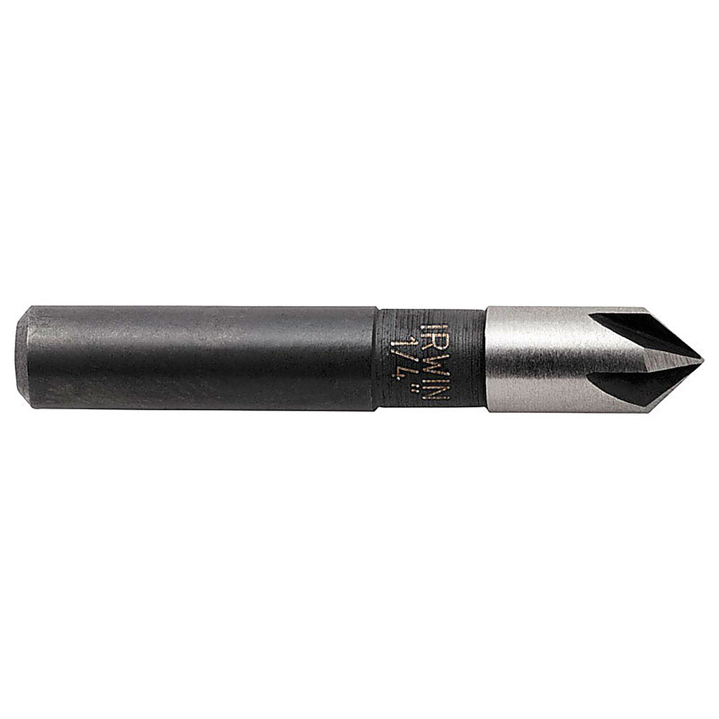 Irwin 1877714 1/4 in. Dia. High Speed Steel Countersink 1/pc.