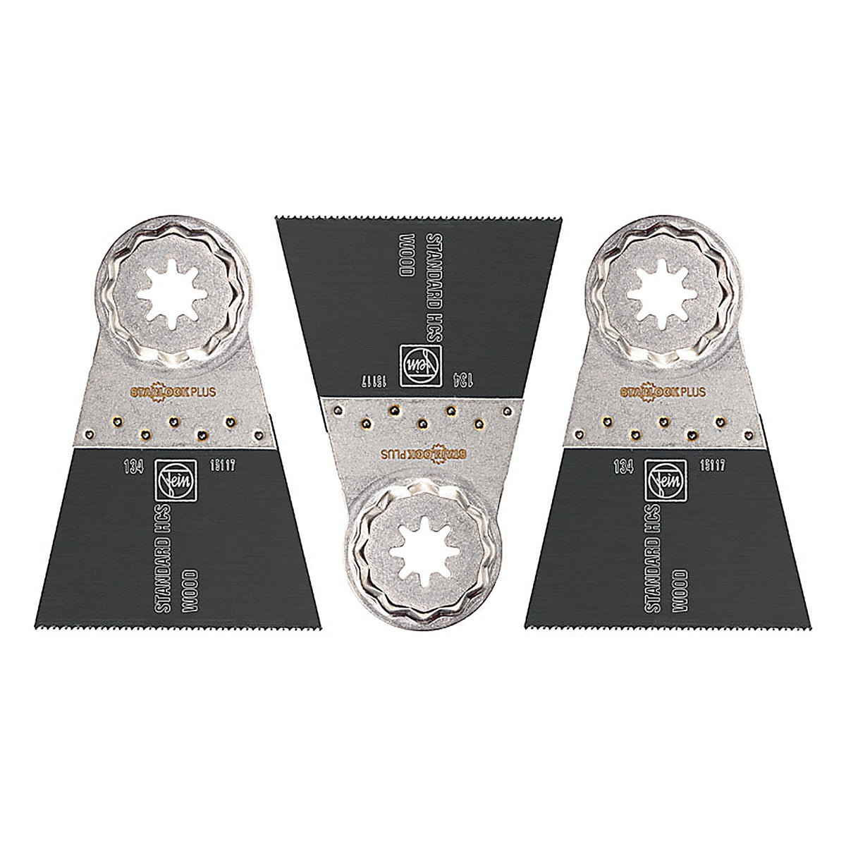 Fein 63502134270 StarlockPlus Multimaster 2-9/16 in. x 2 in. L Steel E-Cut Saw Blade 3/Pack