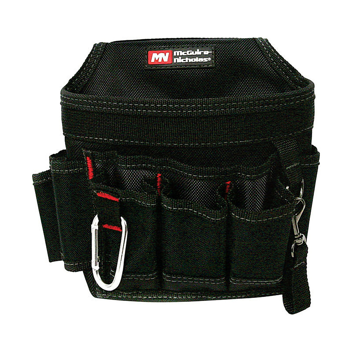 Mcguire-Nicholas - 23021-Q - 8 In. W X 8 In. H Polyester Tool Pouch 7 Pocket Black 1 Piece