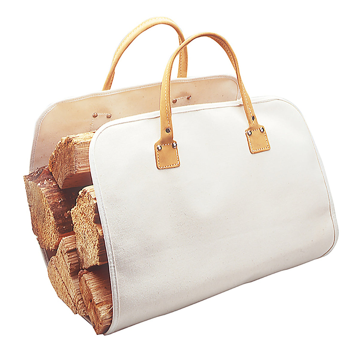 CLC - C390 - White Canvas Log Carrier