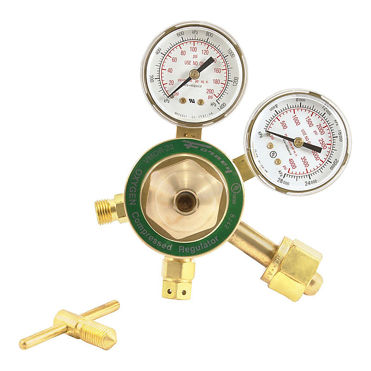 Forney - 87090 - 7.75 In. L X 8.625 In. W Welding Oxygen Regulator 1 Piece