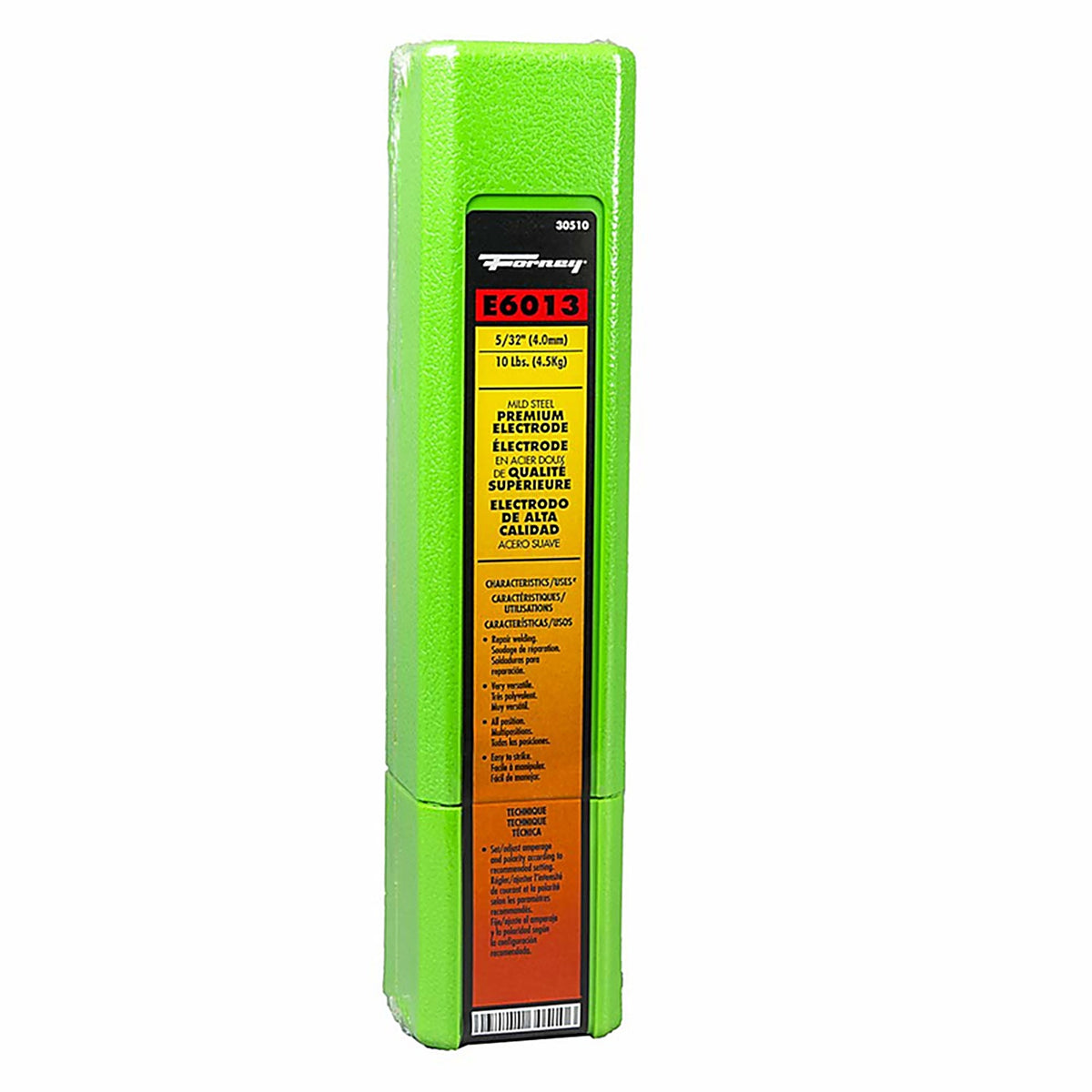Forney 30505 5/32 in. D X 14.5 in. L E6013 Mild Steel Welding Electrodes 83000 psi 5 lb
