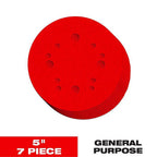 Diablo DCD050VGPH07G 5 in. Ceramic Blend Hook and Lock Sanding Disc Assorted Grit Assorted 7 pc