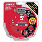 Diablo DCD050060H15G 5 in. Ceramic Blend Hook and Lock Sanding Disc 60 Grit Coarse 15 pk