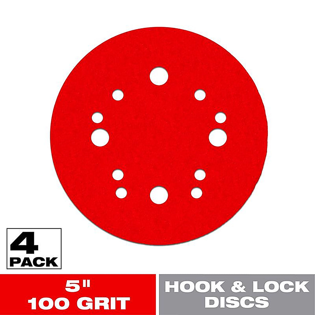 Diablo DCD050100H04G 5 in. Ceramic Blend Hook and Lock Sanding Disc 100 Grit Medium 4 pk