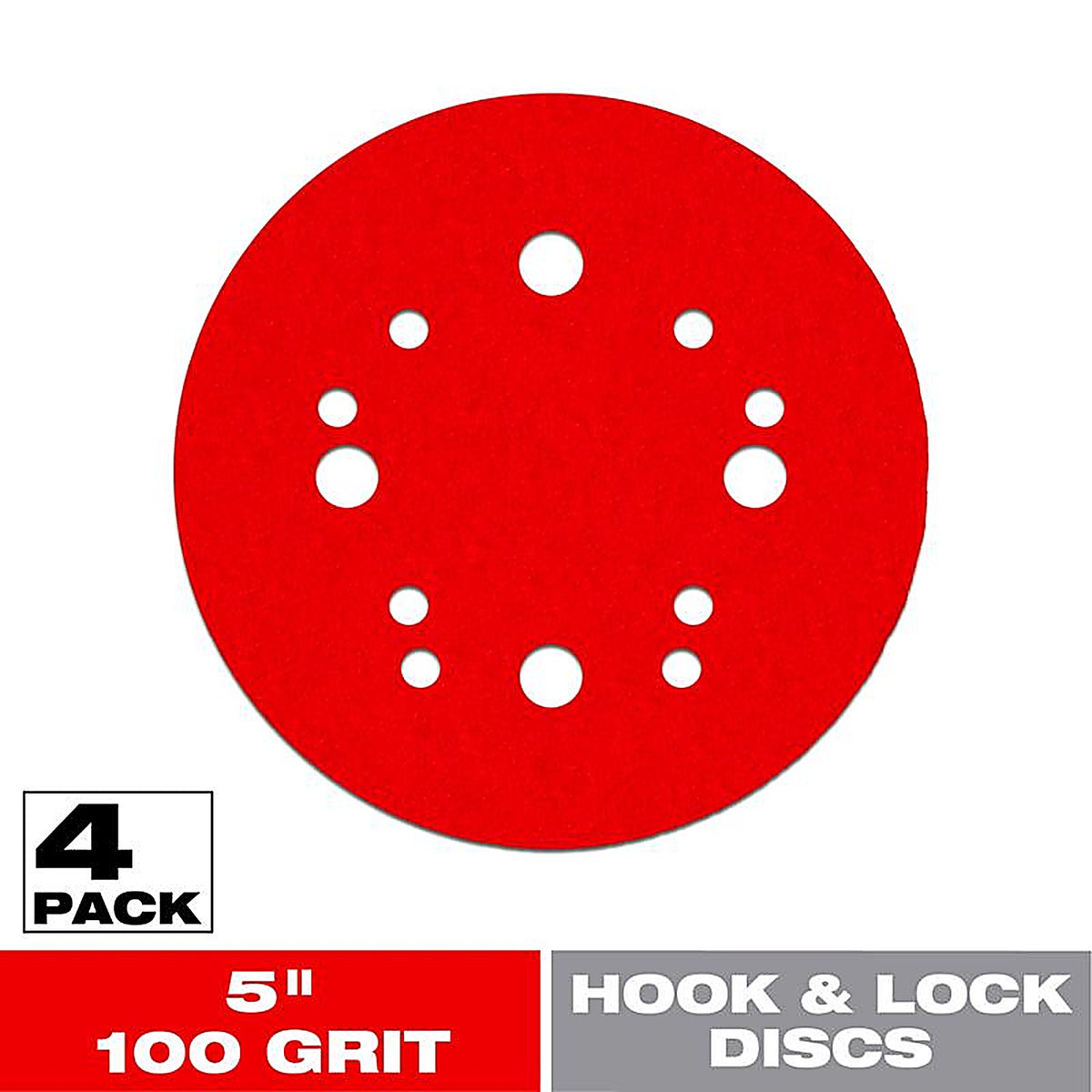 Diablo DCD050100H04G 5 in. Ceramic Blend Hook and Lock Sanding Disc 100 Grit Medium 4 pk