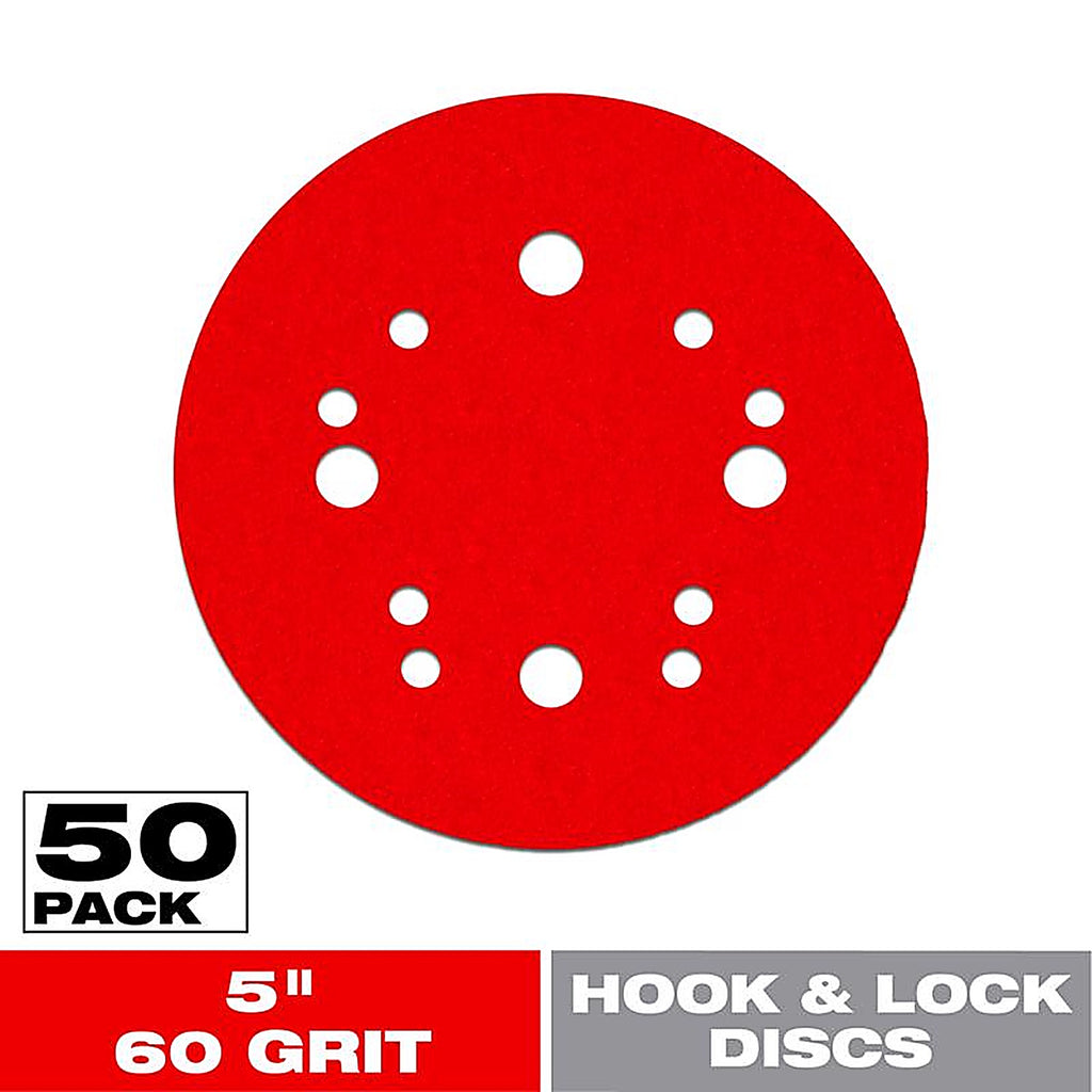 Diablo DCD050060H50G 5 in. Ceramic Blend Hook and Lock Sanding Disc 60 Grit Coarse 50 pk
