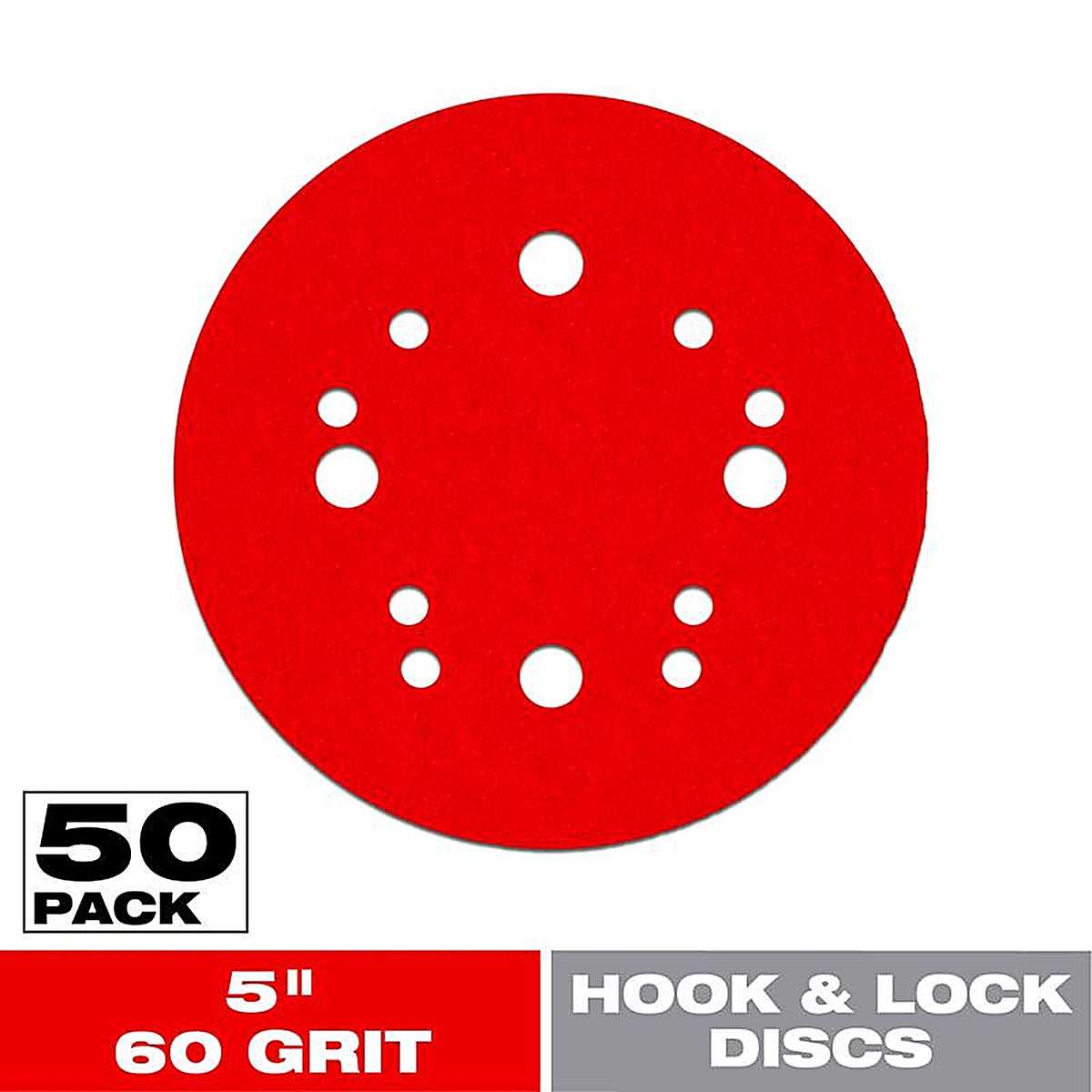 Diablo DCD050060H50G 5 in. Ceramic Blend Hook and Lock Sanding Disc 60 Grit Coarse 50 pk