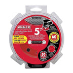 Diablo DCD050060H50G 5 in. Ceramic Blend Hook and Lock Sanding Disc 60 Grit Coarse 50 pk