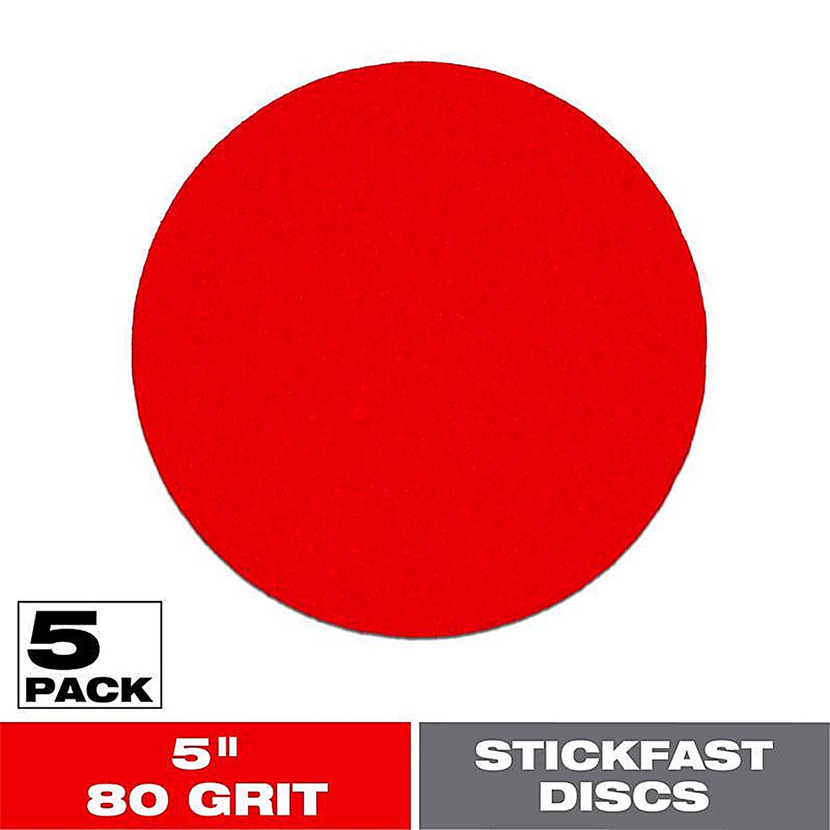 Diablo DCD050080P05G StickFast 5 in. Ceramic Blend Pressure Sensitive Adhesive Sanding Disc 80 Grit Coarse 5 pk