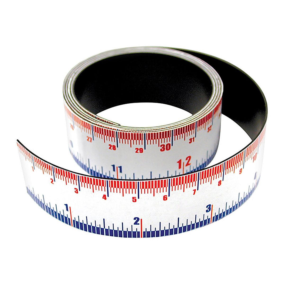 Magnet Source - 07286 - 39.375 In. L X 1 In. W Blue/Red/White Magnetic Measuring Tape 1 Piece