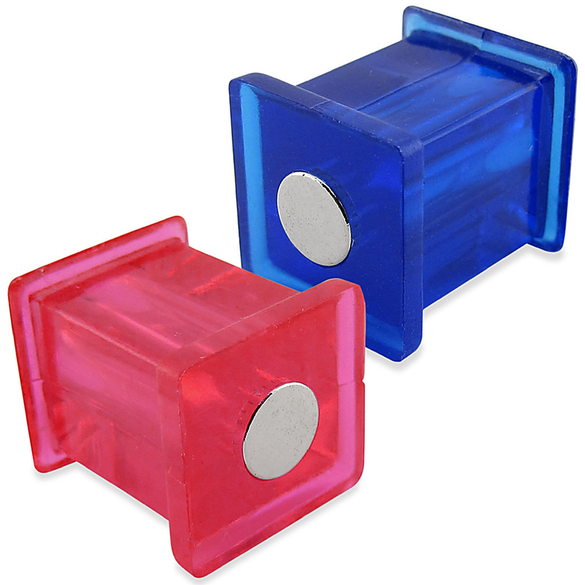 Magnet Source - 07511 - .625 In. L X .5 In. W Assorted Magnetic Push Pins 10 Piece